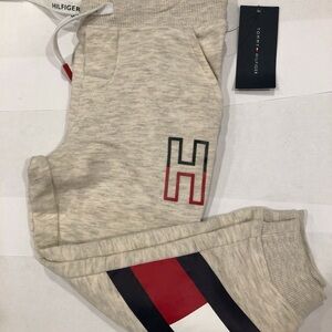 Tommy Hilfiger Cream Fleece Joggers